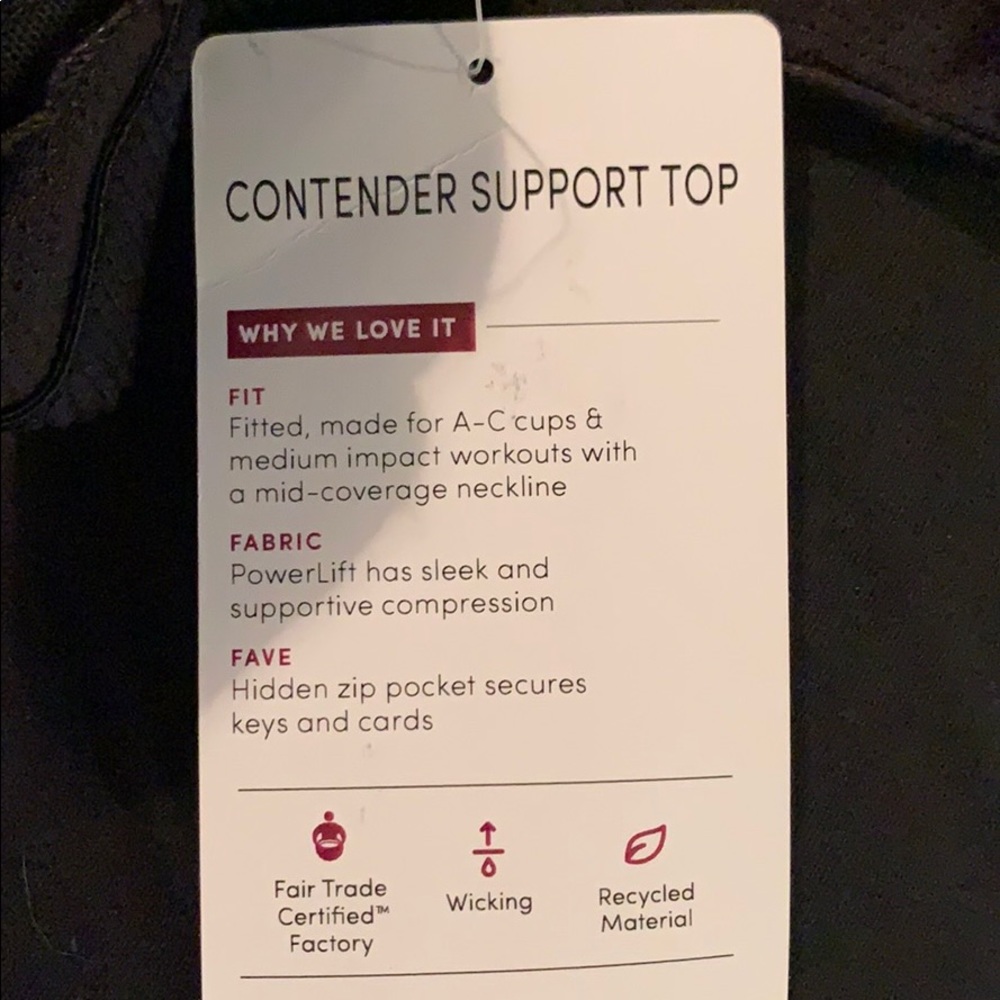 NWT Athleta Contender Camo Support top - Picture 8 of 8
